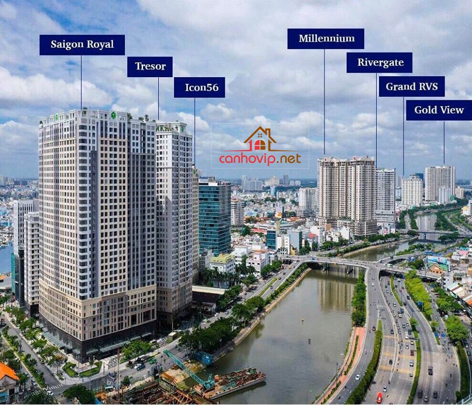 Saigon Royal là một trong các chung cư Bến Vân Đồn quận 4